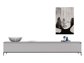 新中式长方形电视柜