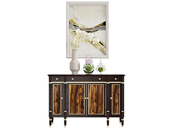 新中式玄关柜边柜