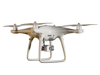 现代带摄像头的无人飞行机