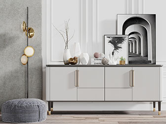 现代玄关柜边柜