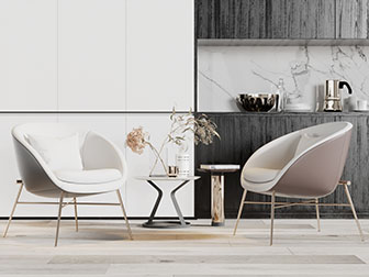 现代轻奢休闲椅子