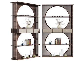 中式实木装饰柜