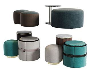 新中式圆形坐墩坐凳子