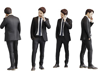 打着电话的男人