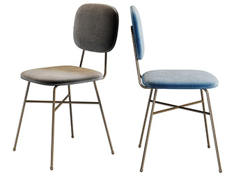 现代轻奢休闲椅子餐椅