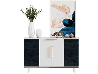 现代轻奢玄关柜边柜