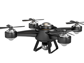 黑色金属遥控无人飞机