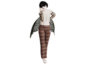 低头思考的女人