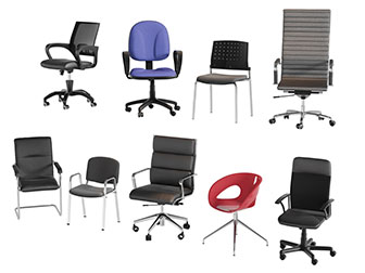 现代办公转椅