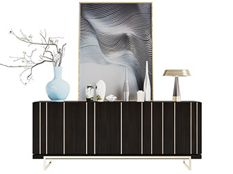 新中式玄关柜边柜