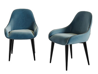 现代布艺休闲椅子