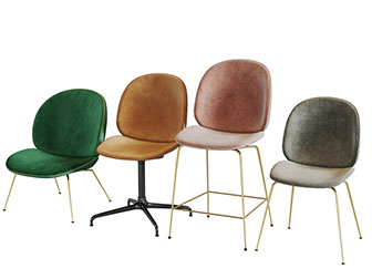 现代轻奢休闲椅子餐椅