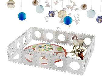 现代儿童游乐场3d模型 现代儿童游乐场