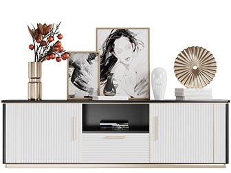 现代轻奢电视柜