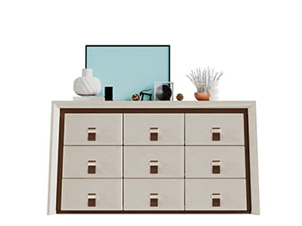 新中式玄关柜边柜