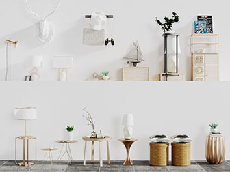 北欧茶几台灯床头灯