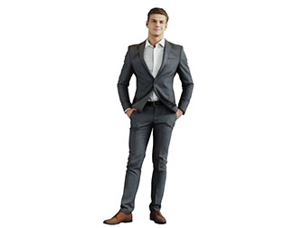 手插口袋里的男人