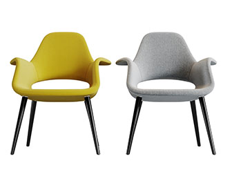 现代布艺休闲椅子