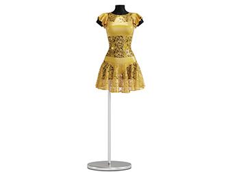 现代服装店服装模特衣架3d模型 现代服装店服装模特衣架
