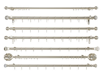 欧式窗帘杆3d模型 欧式窗帘杆