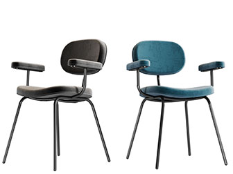 现代布艺休闲椅子