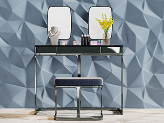 现代轻奢化妆梳妆台