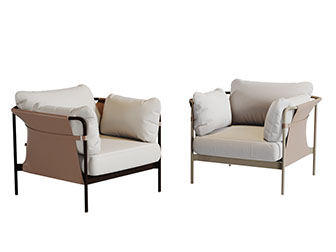 新中式单人沙发3d模型 新中式单人沙发