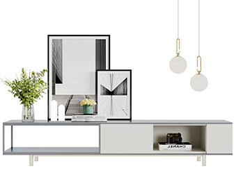 现代电视柜装饰画