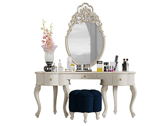 法式古典化妆梳妆台