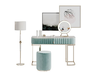 现代轻奢化妆梳妆台