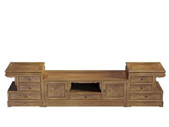 欧式古典实木电视柜