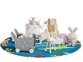 儿童幼儿空间积木玩偶玩具