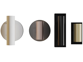 现代柱形灯罩壁灯