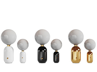 现代球形灯罩台灯