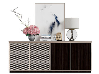 新中式玄关柜边柜