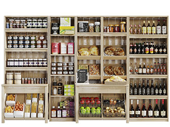 现代实木日用百货货架3d模型 现代实木日用百货货架