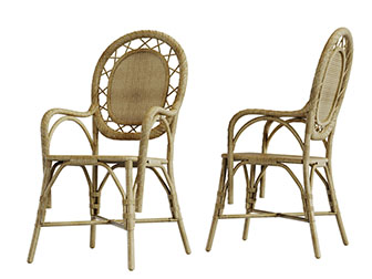 东南亚藤编休闲椅子