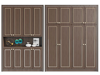 新中式玄关装饰鞋柜