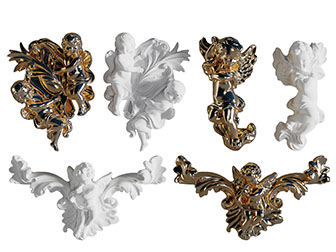 欧式天使雕花雕塑雕刻