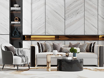 现代多人单人沙发茶几组合