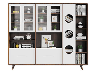 北欧书柜储物柜子