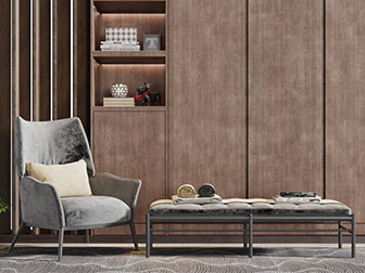 现代轻奢布艺休闲椅子