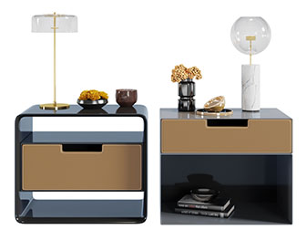 新中式床头柜床头灯