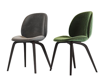 现代布艺餐椅