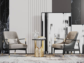 现代轻奢休闲椅子