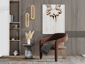 现代极简休闲椅子