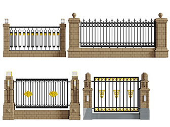 欧式金属镂空围栏