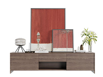 北欧实木电视柜