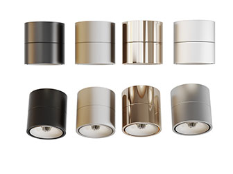 现代金属筒灯射灯