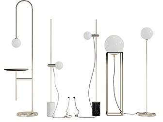 现代轻奢落地灯